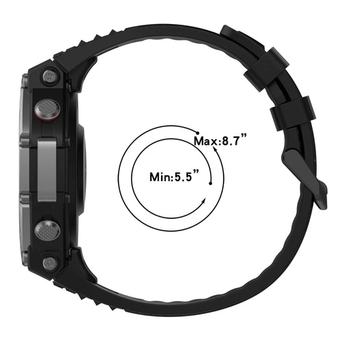 Correa silicona Amazfit T-Rex 3 (negro)