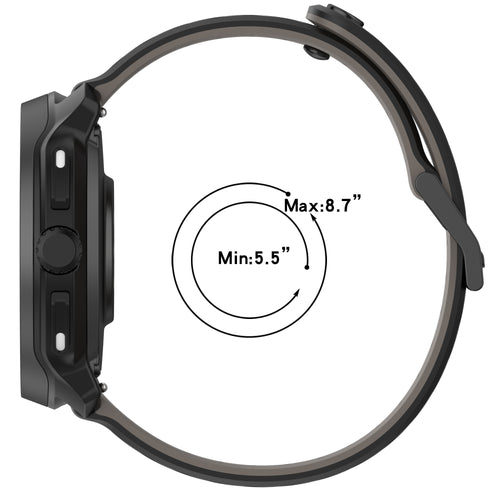CMF Watch Pro 2 Striped Silicone Strap (Black)