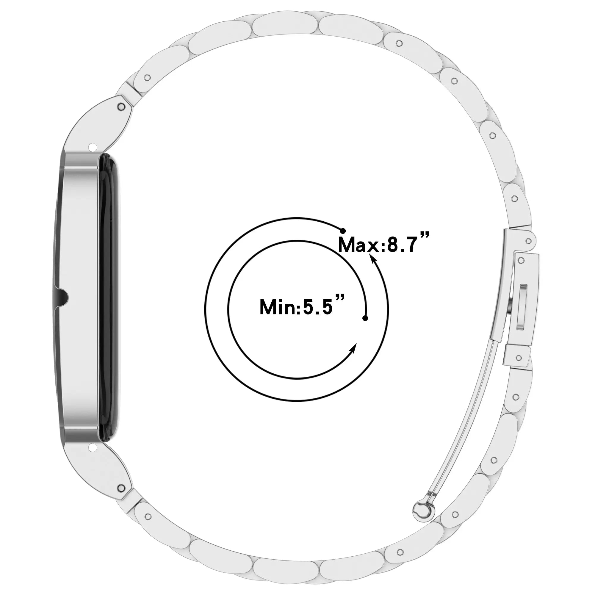 Correa acero Fitbit Air (plata)