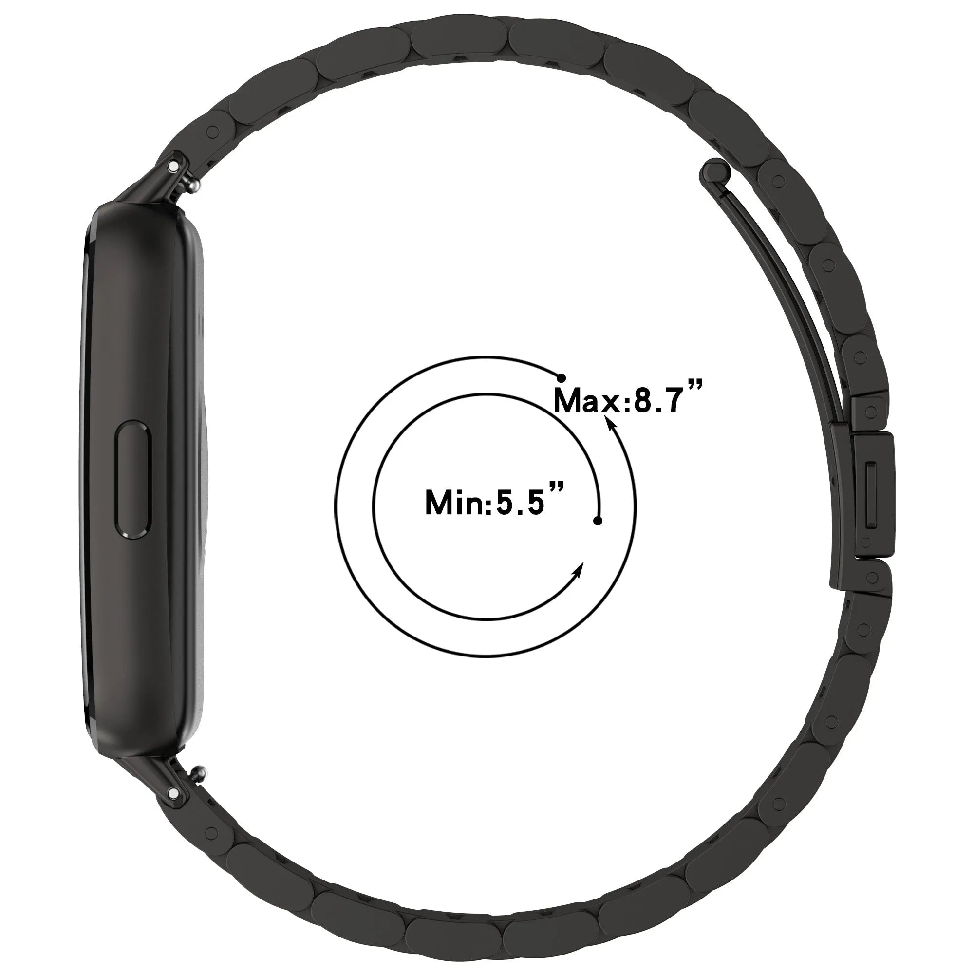 Correa acero Huawei Band 11 Pro (negro)