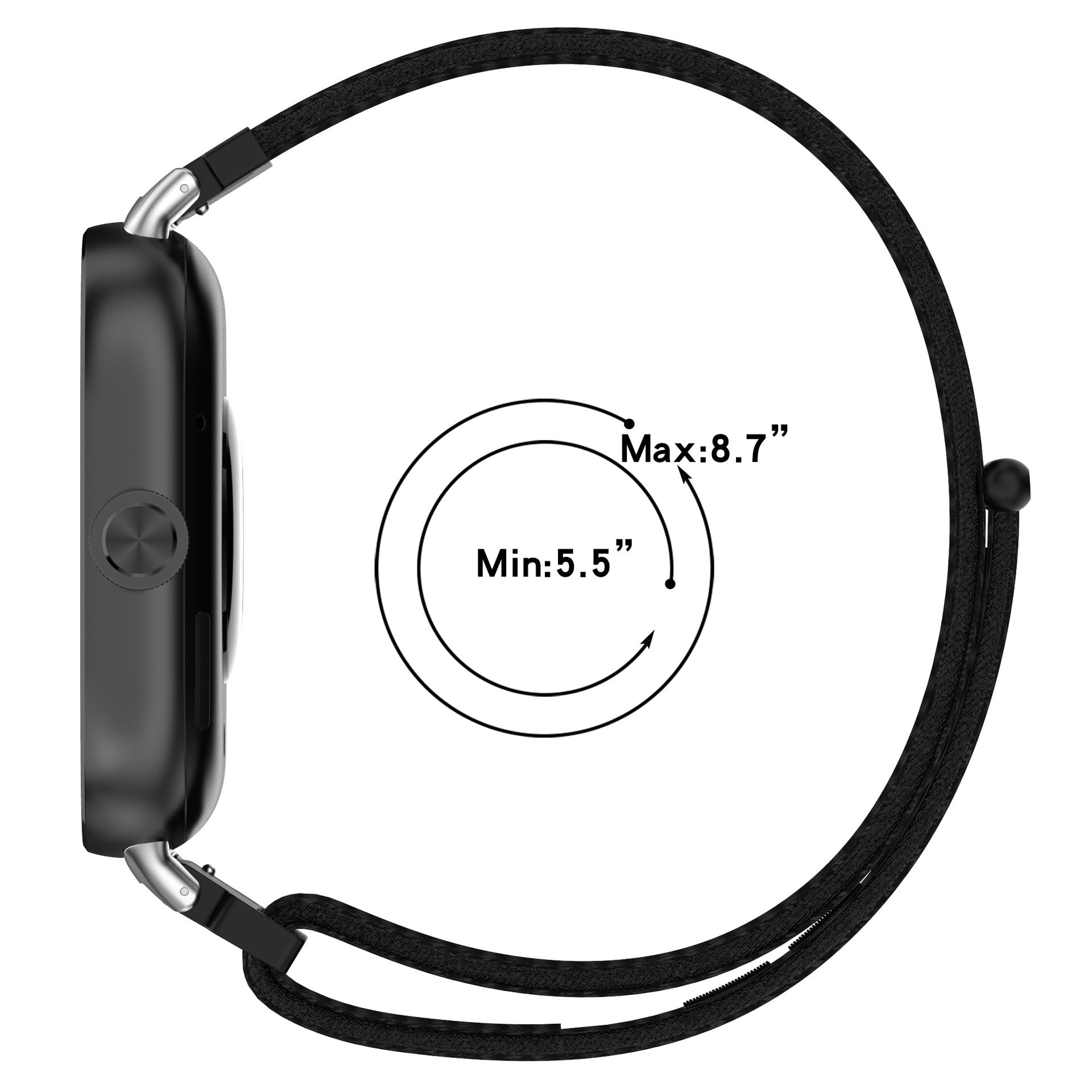 Correa nylon Redmi Watch 5 (negra)