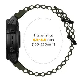 Correa ocean Garmin Instinct 3 - 50mm (verde militair)