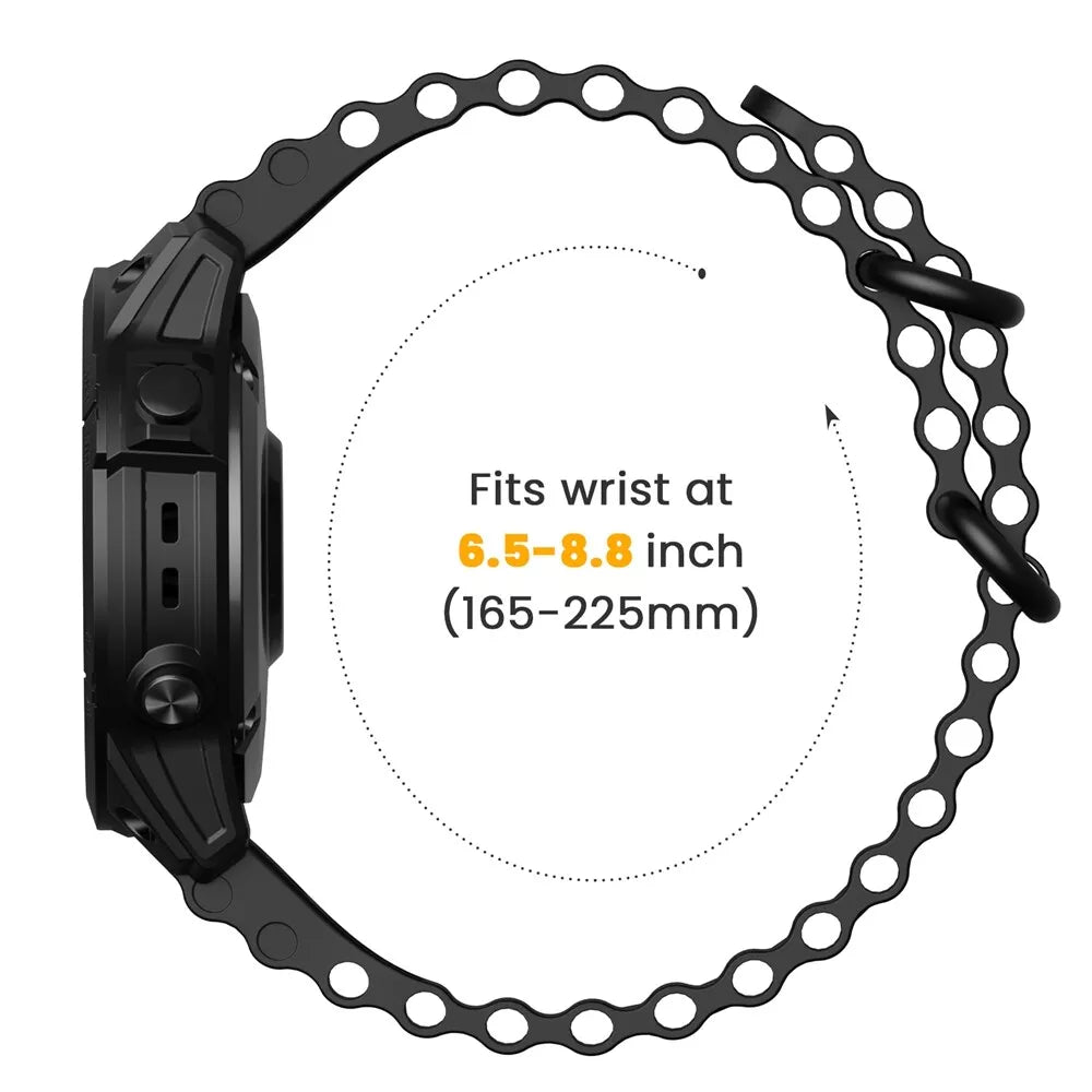 Garmin D2 Delta PX Ocean Strap (Black)