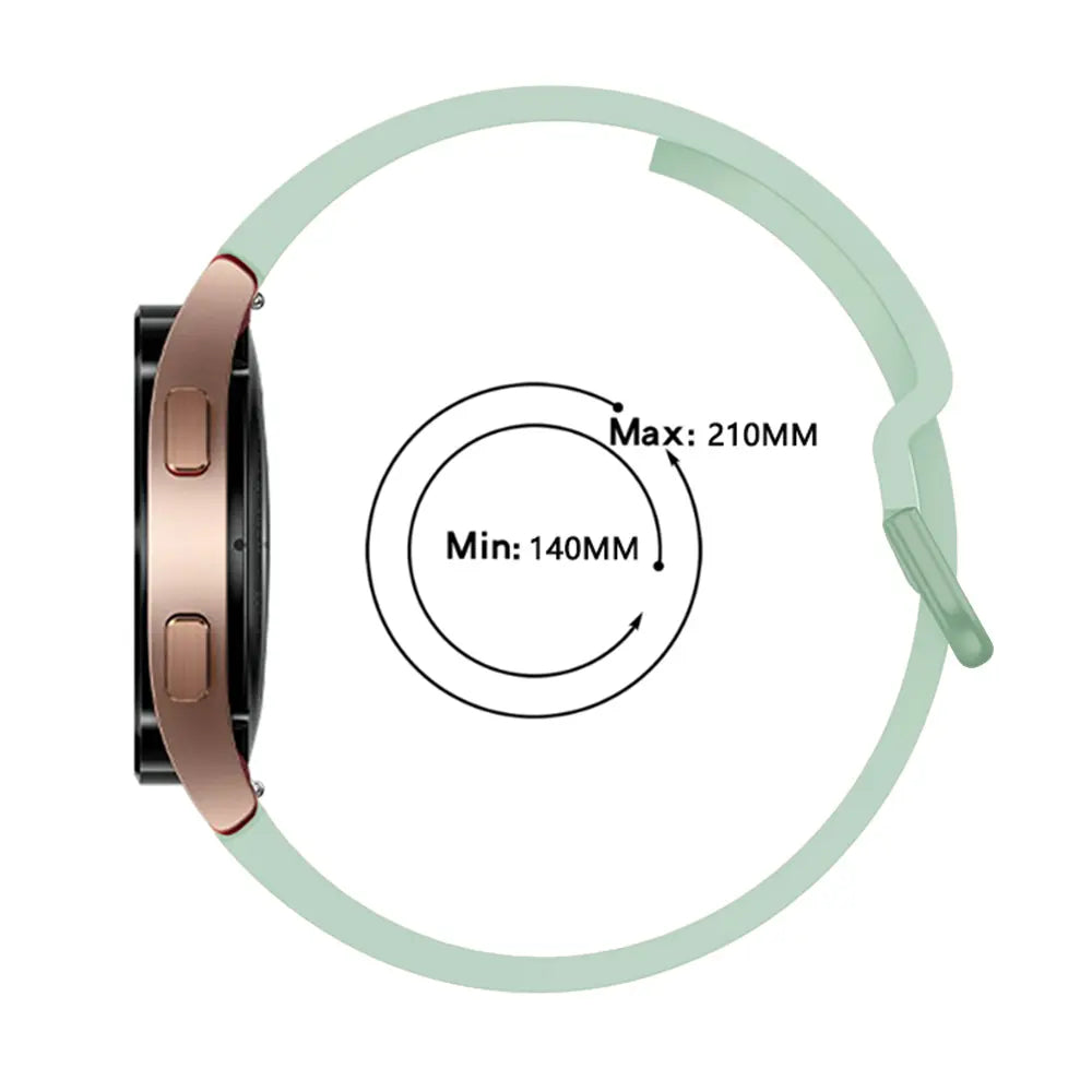 Correa silicona hebilla Samsung Galaxy Watch 5 - 40mm (verde claro)