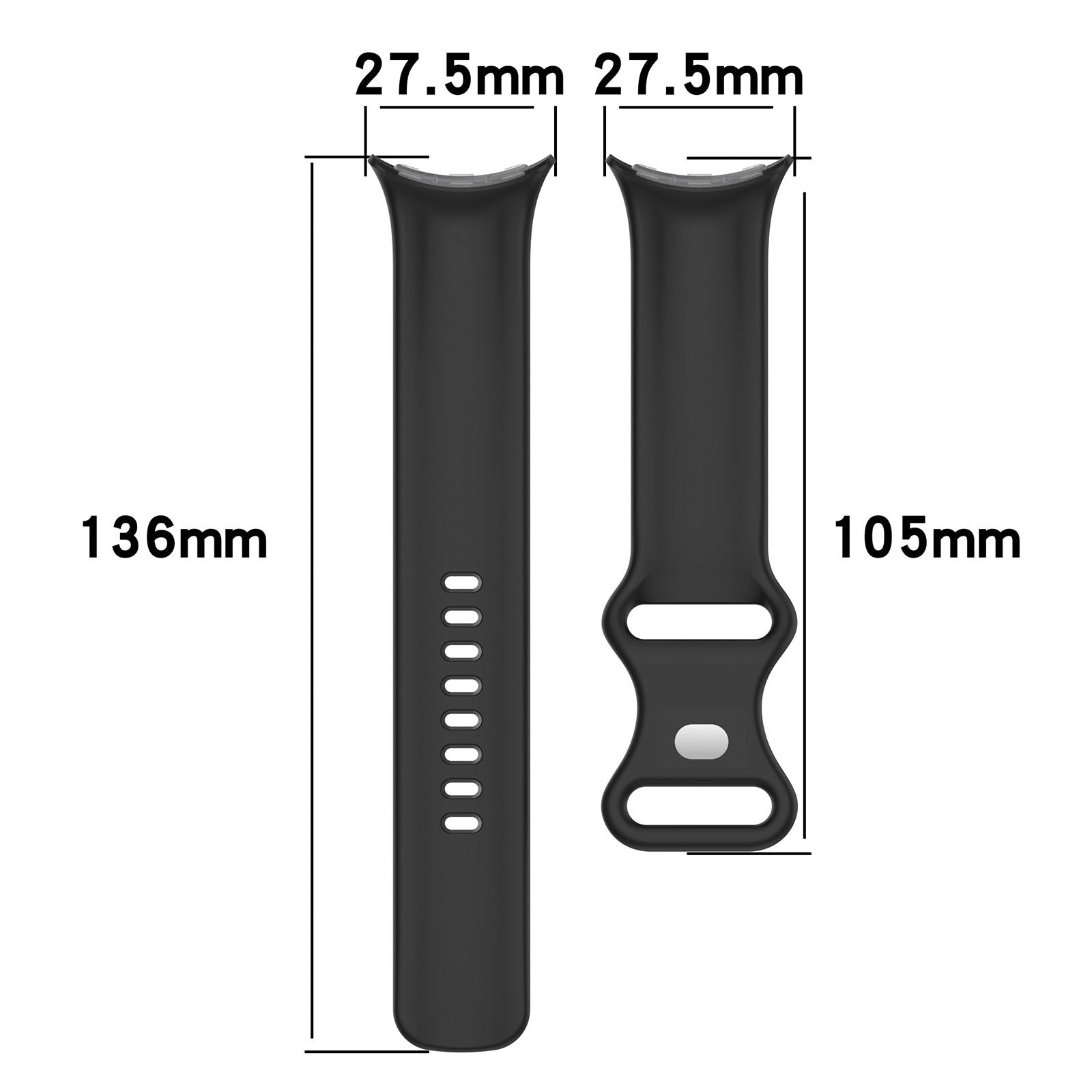 Correa silicona Google Pixel Watch 3 - 41mm Classic (azul oscuro)