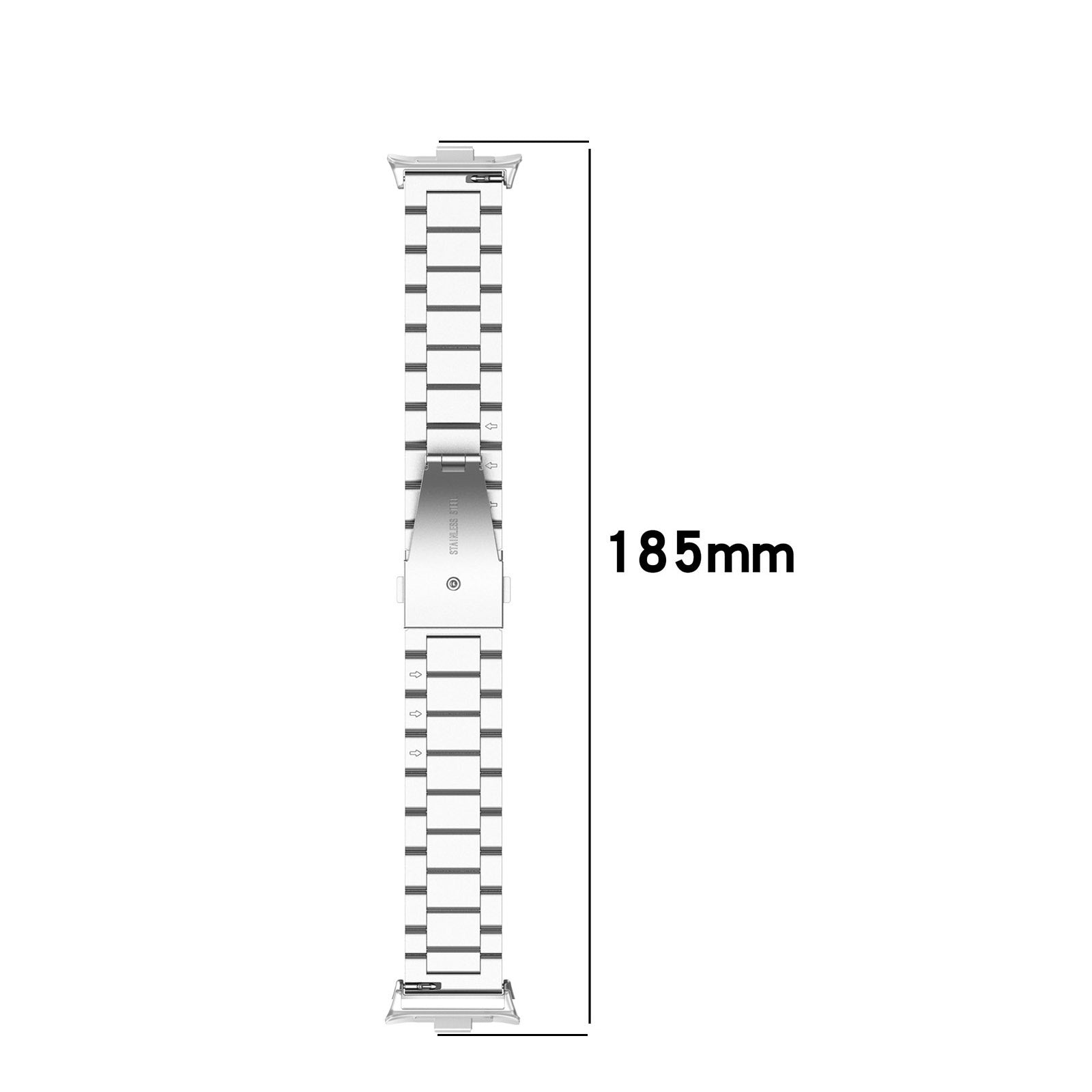 Correa acero Xiaomi Smart Band 10 Pro (plata)