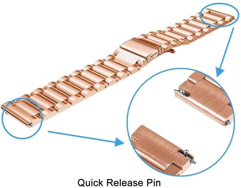 Correa acero Oppo Watch S (oro rosado)