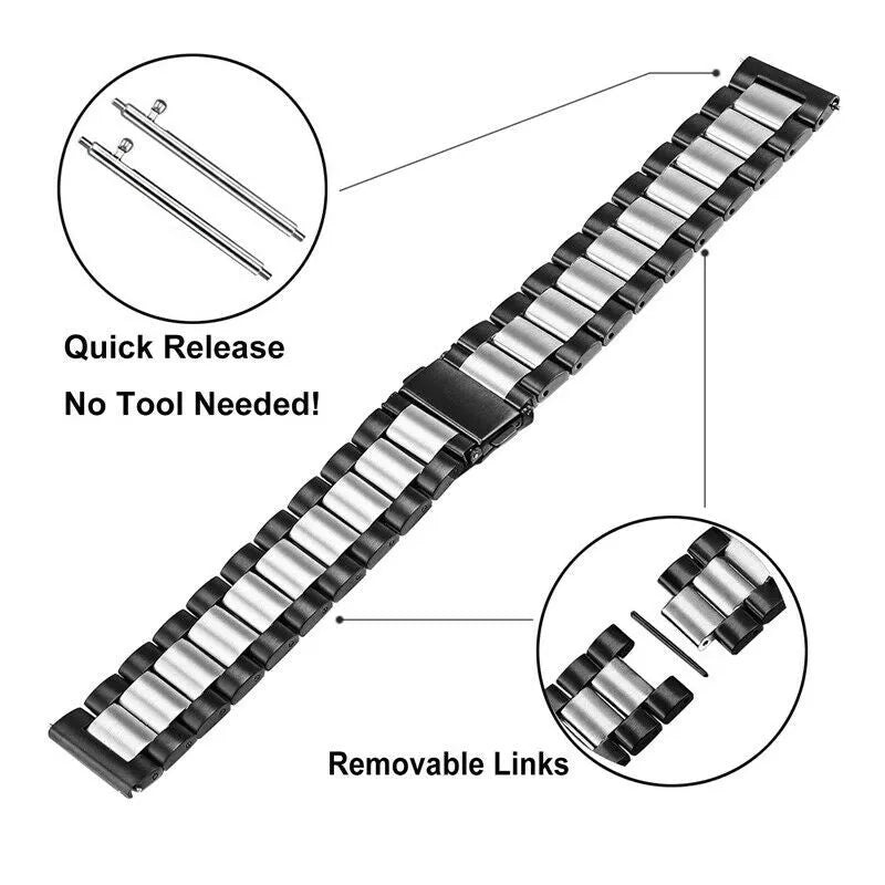 Coros Apex 2 Steel Strap (Black/Silver)