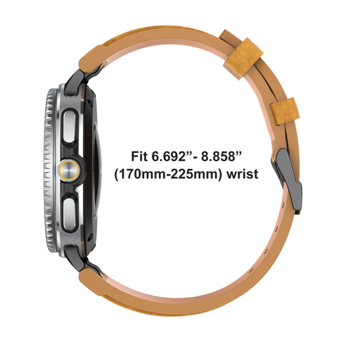 Correa cuero sólida Samsung Galaxy Watch 9 - 40mm (marrón)