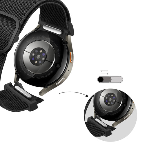 Bandz Correa elastica 'Easy Fit' Samsung Galaxy Watch 4 - 44mm (negro)