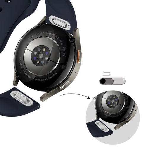 Bandz Correa deportiva 'Easy Fit' Samsung Galaxy Watch 7 - 44mm (azul oscuro)