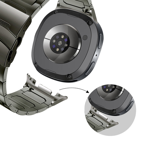 Bandz Samsung Galaxy Watch 8 - 40mm Titanium Strap 'Deluxe' (Graphite)