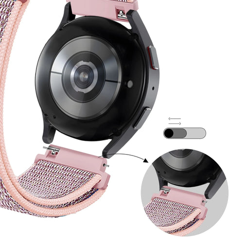 Bandz Coros Apex 42mm Nylon Loop Strap (Pink)