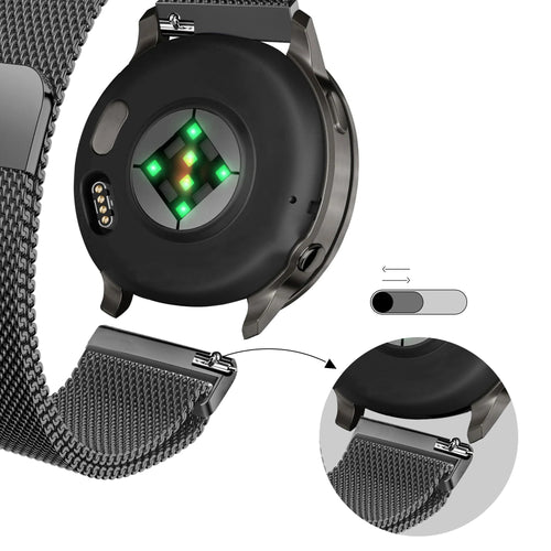 Bandz Correa milanesa Loop Garmin Forerunner 70 (negro)