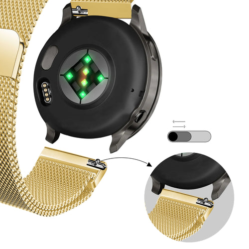 Bandz Correa milanesa Loop Garmin Forerunner 70 (dorado)