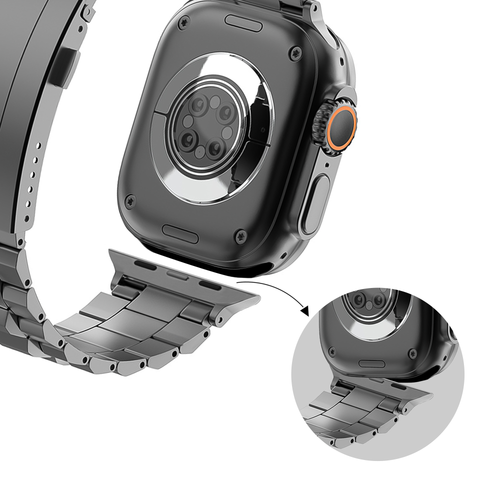 Bandz Correa titanio 'Deluxe' Apple Watch Ultra (grafito)