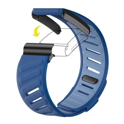 Correa deportiva compatible con Whoop 4.0 (azul dúo)
