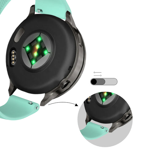 Bandz Correa silicona ‘Premium’ Garmin Forerunner 70 (aqua)