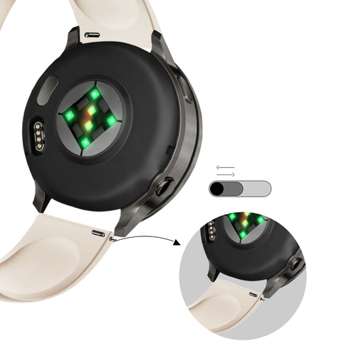 Bandz Correa deportiva 'Deluxe' Garmin Venu 2 Plus (blanco estrella)