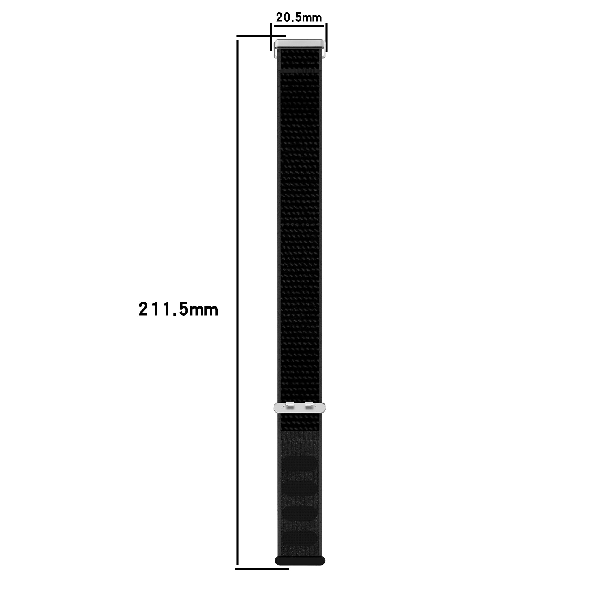 Correa nylon Huawei Band 11 Pro (negro)