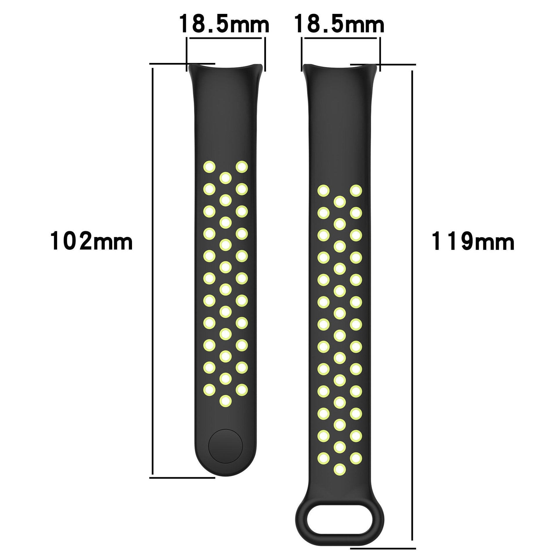 Correa deportiva Xiaomi Smart Band 9 (negro/lima)