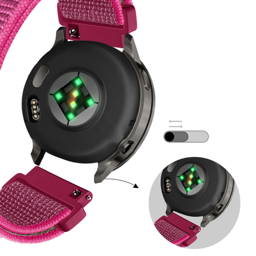 Bandz Garmin Venu 4 - 41mm Nylon Loop Strap (Dragonfruit)