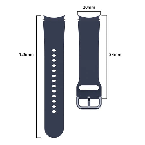 Correa silicona hebilla Samsung Galaxy Watch 5 Pro (azul oscuro)