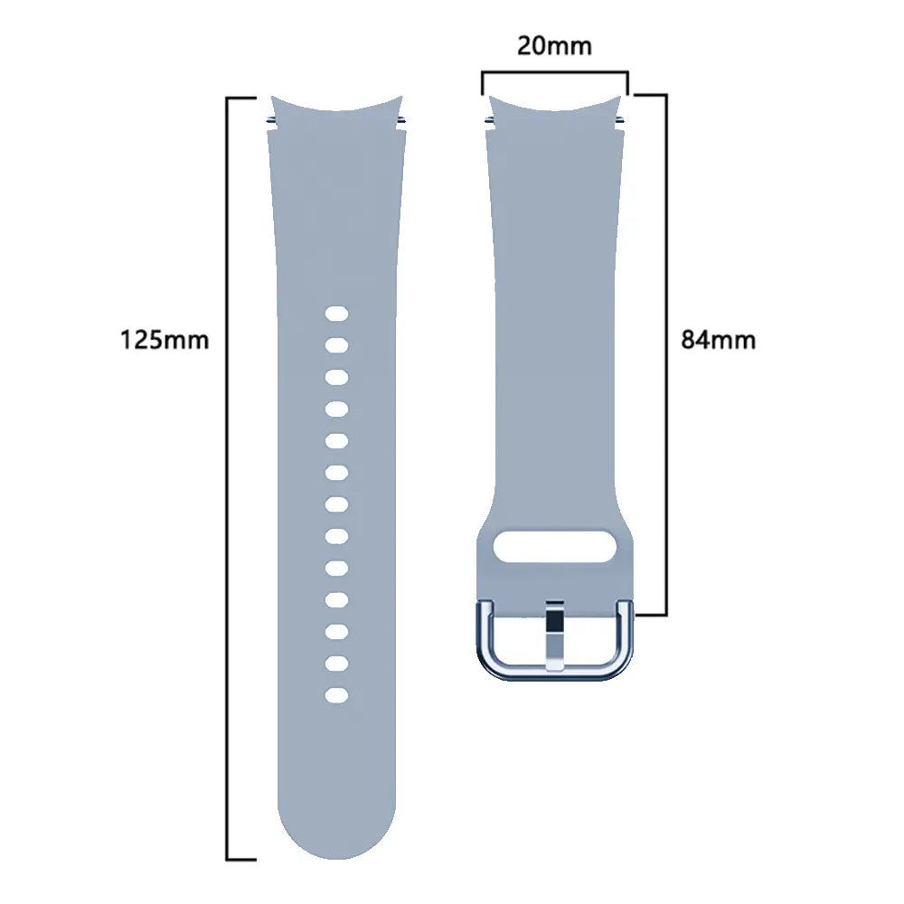 Correa silicona hebilla Samsung Galaxy Watch 6 - 40mm (azul)