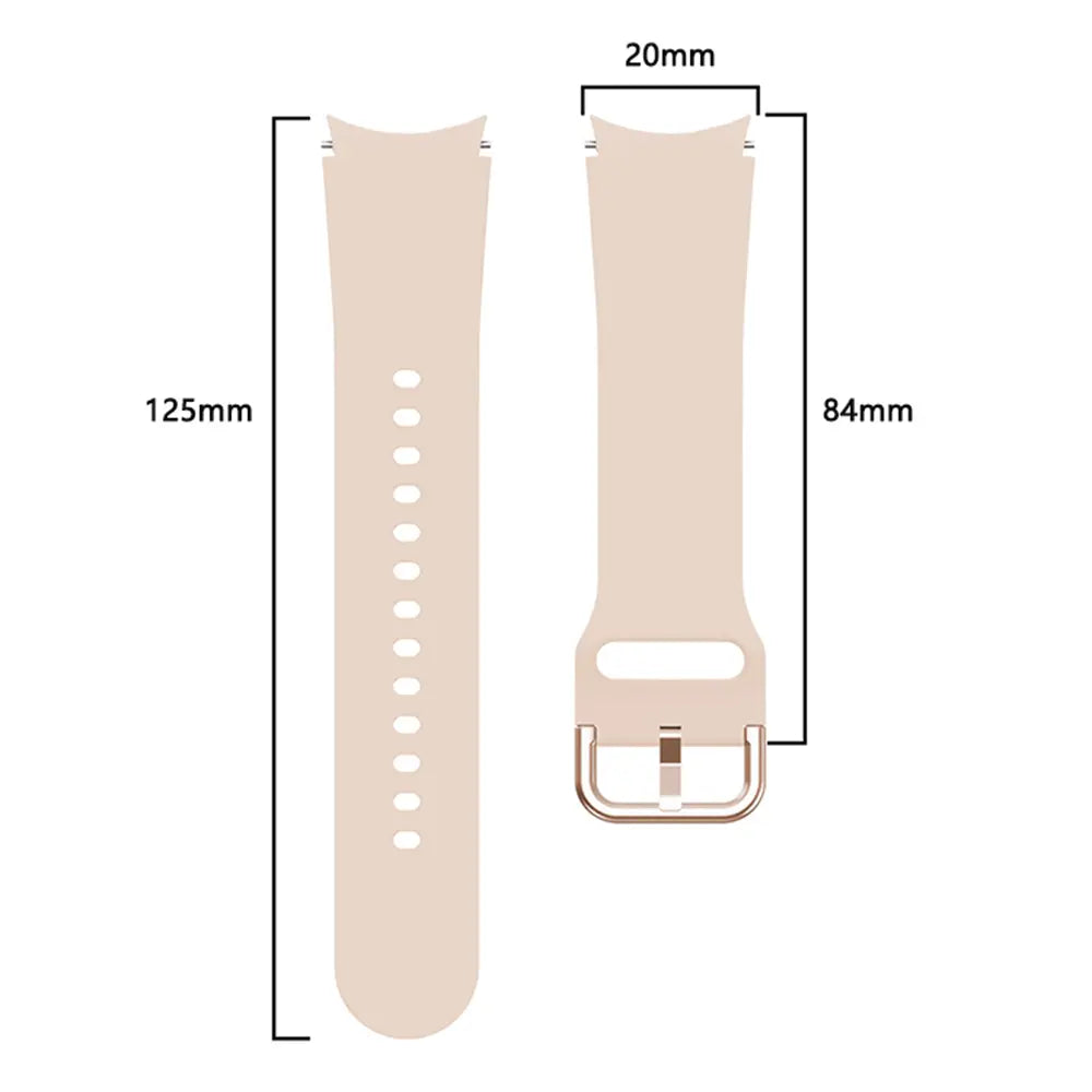 Correa silicona hebilla Samsung Galaxy Watch 4 - 44mm (rosa arena)