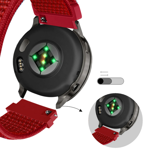 Bandz Correa nylon Loop Garmin Vivomove Trend (rojo)