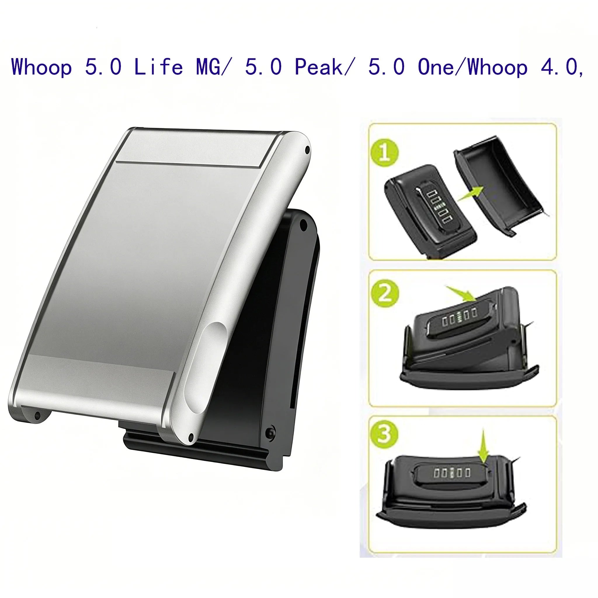 Correa acero WHOOP MG (plata)