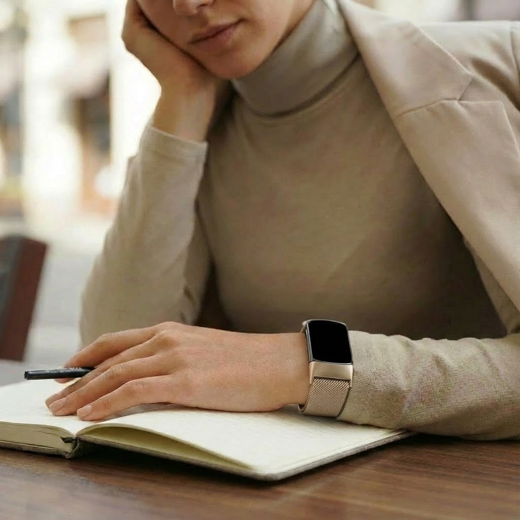 Fitbit Charge 5 Milanese Strap (Starlight)