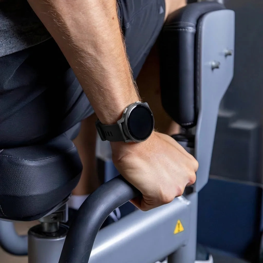 Correa silicona clásico Garmin Vivoactive 4 (negro)