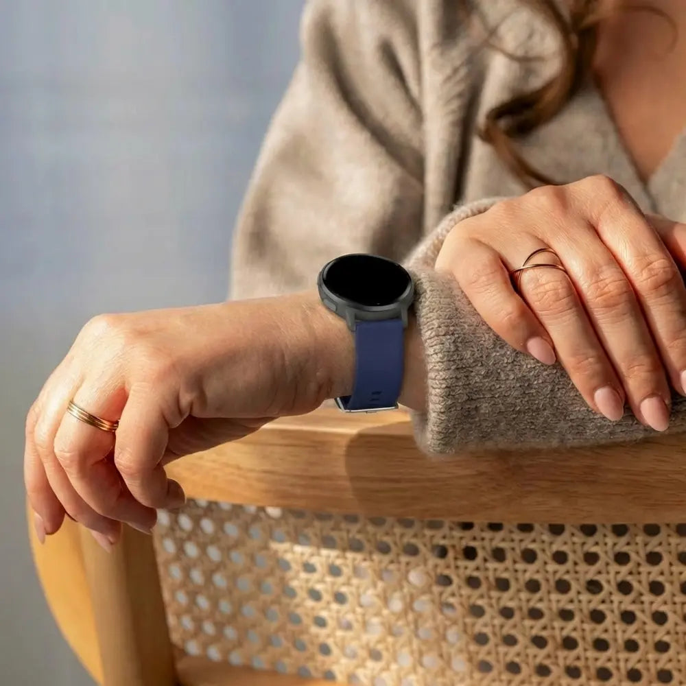 Correa silicona clásico Garmin Venu 3 (azul oscuro)