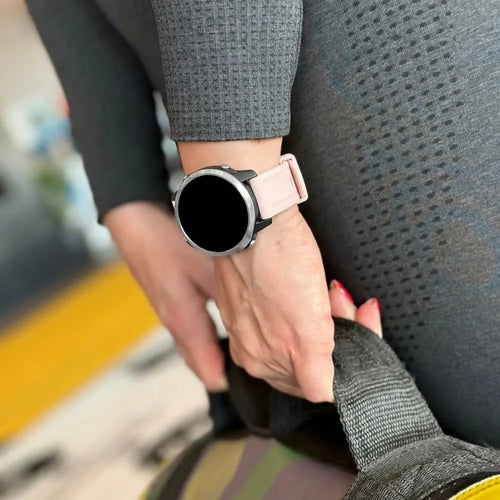 Correa silicona Garmin Fenix 7s (rosa claro)