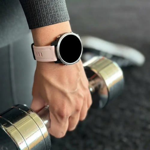 Correa silicona Garmin Fenix 7s (rosa claro)