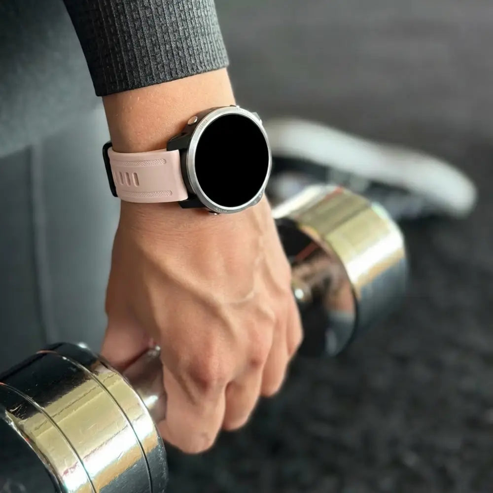 Correa silicona Garmin Fenix 7s (rosa claro)