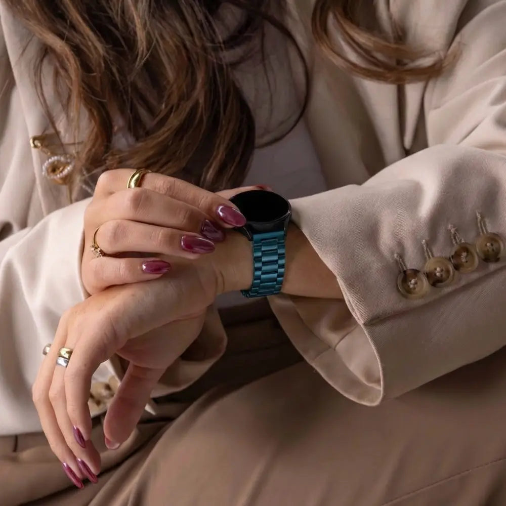 Correa acero Samsung Galaxy Watch 5 - 40mm (verde oscuro)