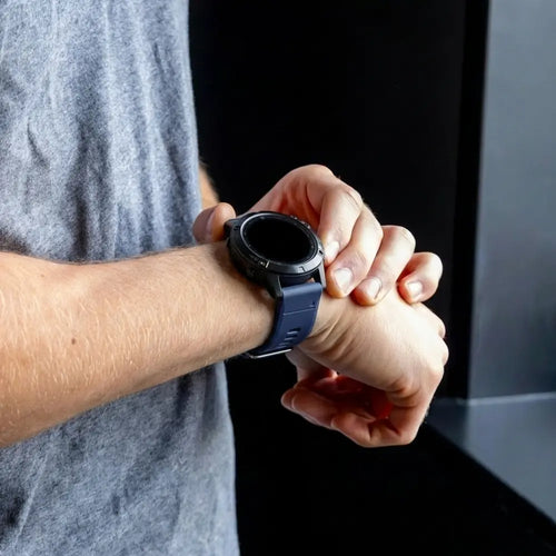 Garmin Fenix 5s-6s Classic Silicone Strap (Dark Blue)