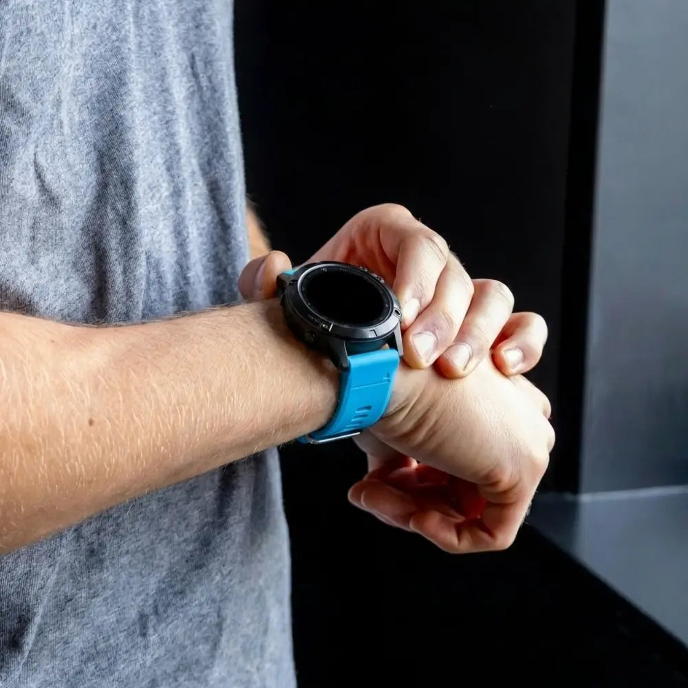 Garmin Fenix 5s-6s Classic Silicone Strap (Light Blue)