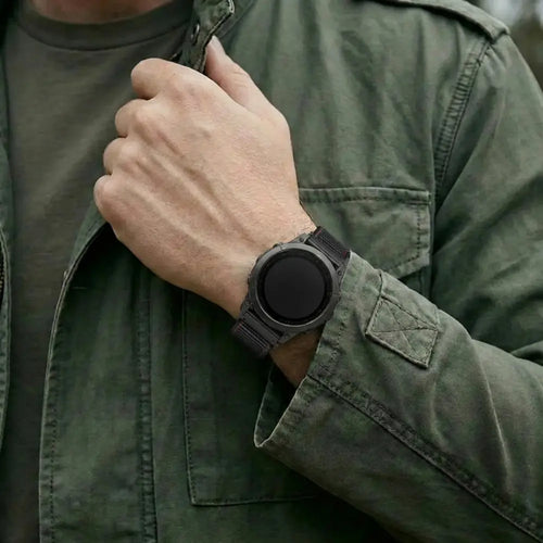 Garmin Fenix 5s / 6s nylon band (zwart)