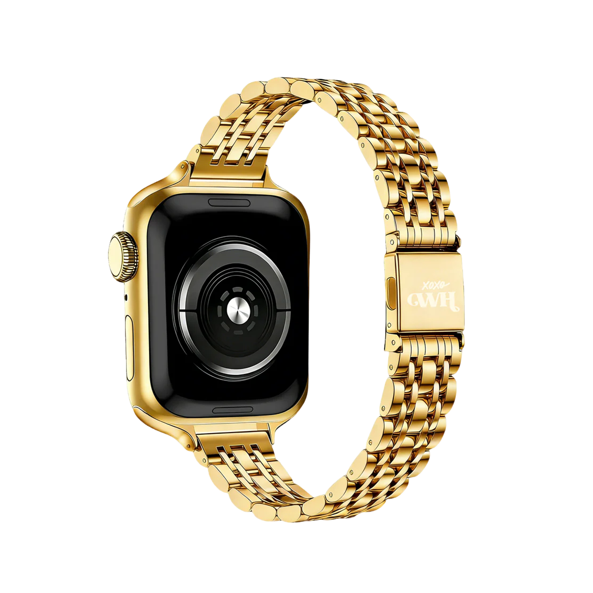xoxo Wildhearts Correa acero 'slim' Apple Watch (dorado)
