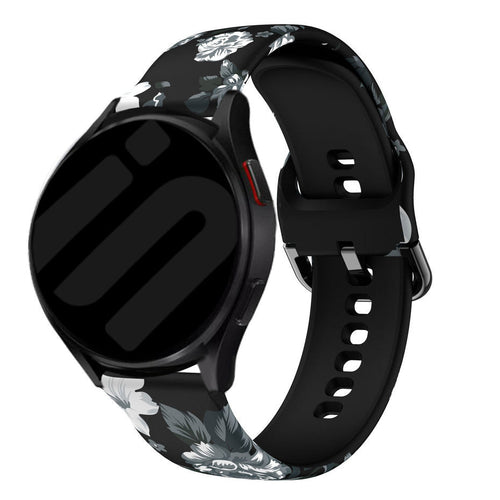 Correa 'Flor Gris' Amazfit Bip 3 (Pro)