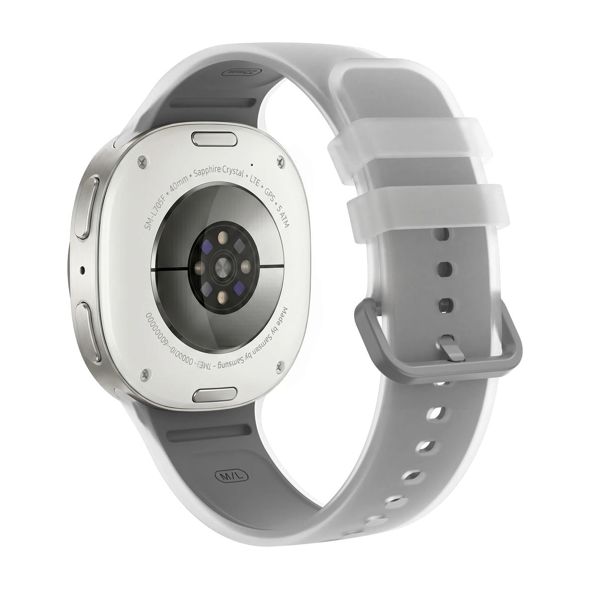 Correa silicona jelly Samsung Galaxy Watch 9 - 40mm (gris)