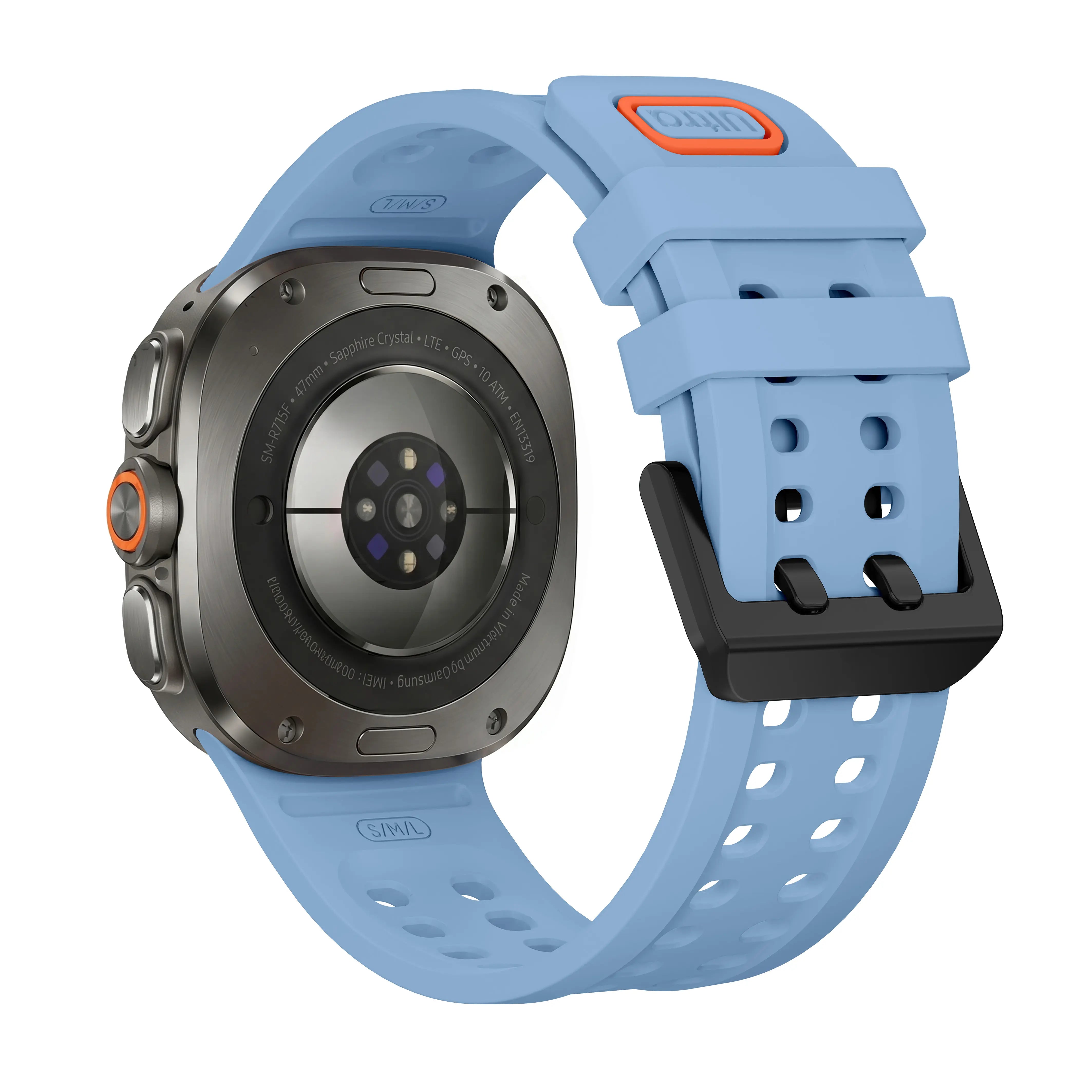 Correa silicona Samsung Galaxy Watch Ultra 2 (gris-azul)