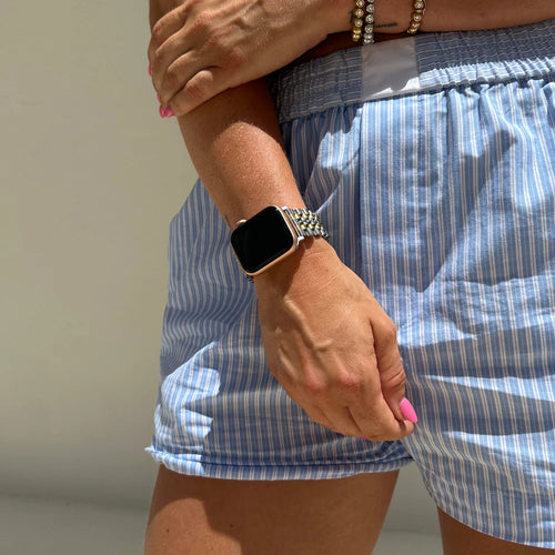 Correa acero xoxo Wildhearts Apple Watch (plateado/dorado)