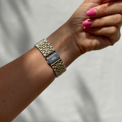 Correa acero xoxo Wildhearts Apple Watch (plateado/dorado)