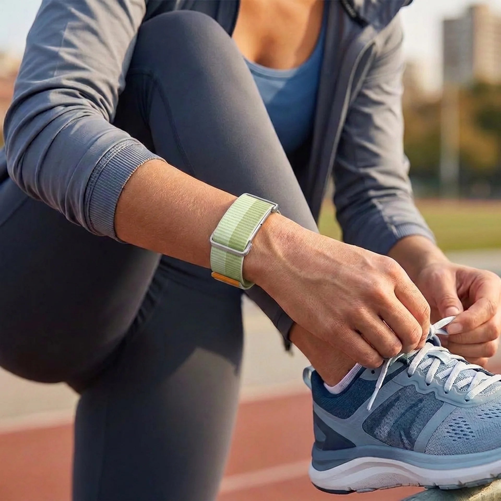 Fitbit Air Nylon Strap with Frame (Mint)