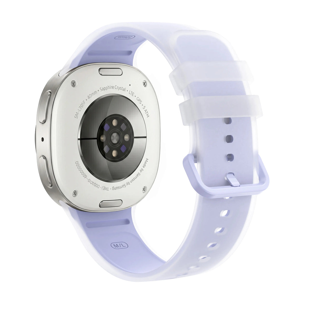 Correa silicona jelly Samsung Galaxy Watch 9 - 44mm (lila)