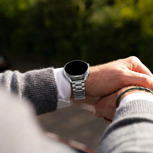 Huawei Watch 5 - 46mm 'One Push' Titanium Strap (Graphite)